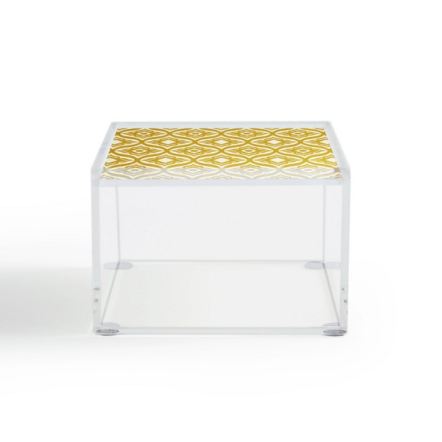 Heather Dutton Trevino Yellow Acrylic Box Deny Designs