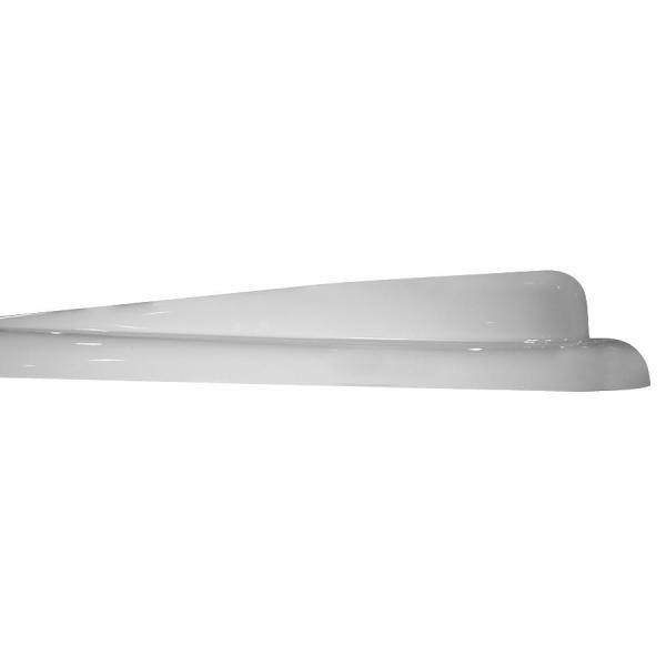 Hydro Systems Hampton72 in. Acrylic Oval Drop-in Non-Whirlpool Bathtub in White HAM7242ATOW