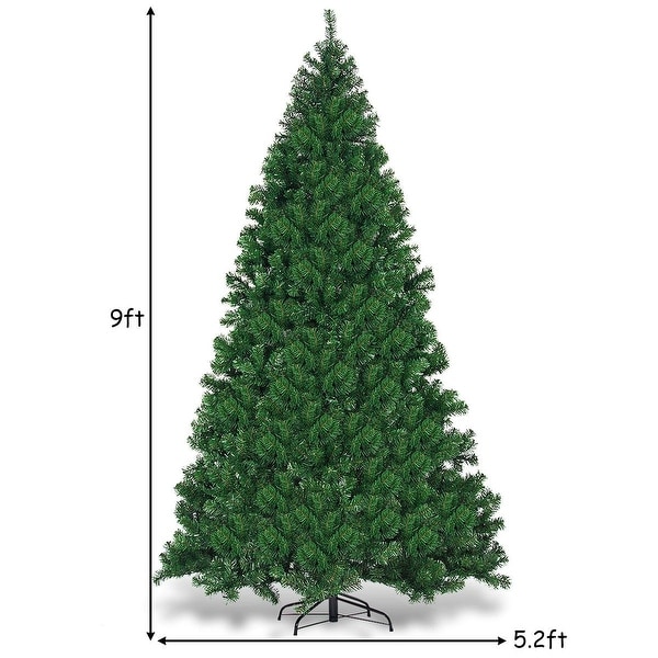 9 Feet PreLit PVC Artificial Christmas Tree with 700 LED Lights