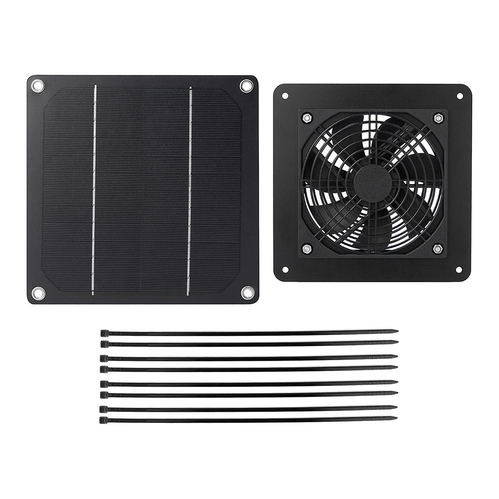 Ventilation Fans 12v 5w Solar Powered Panel Fan For Greenhouse Camping Sheds