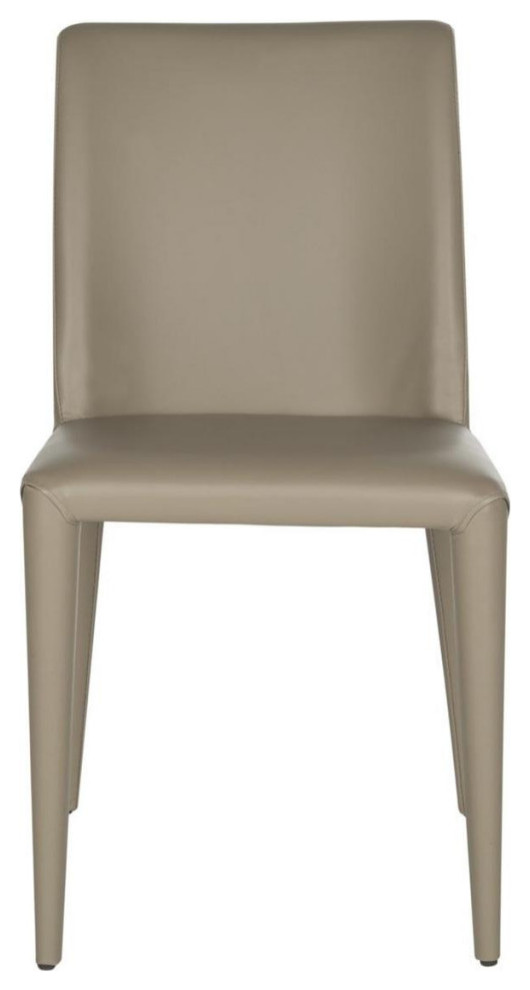 Evelyn 18 quotSide Chair  Set of 2  Taupe   Midcentury   Dining Chairs   by V.S.D Furniture  Houzz