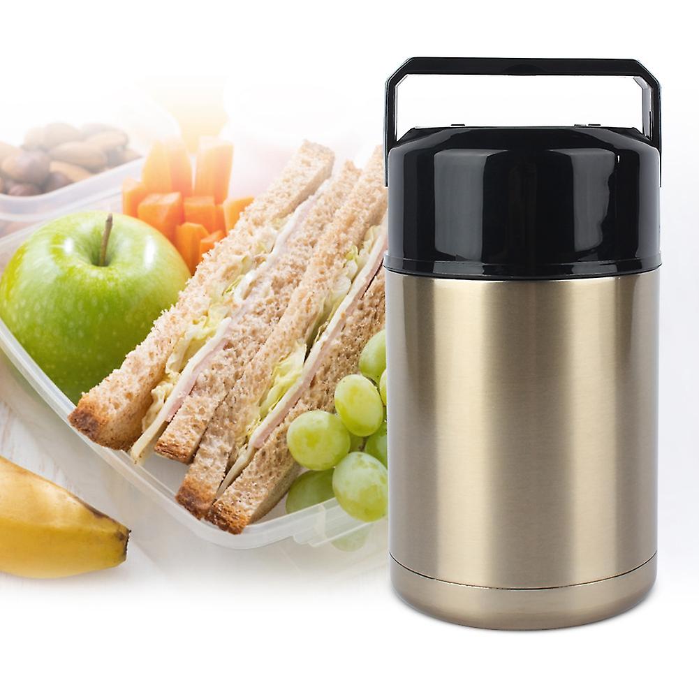 1000ml Stainless Steel Vacuum Thermos Lunch Box Smoldering Mug Insulated Soup Container