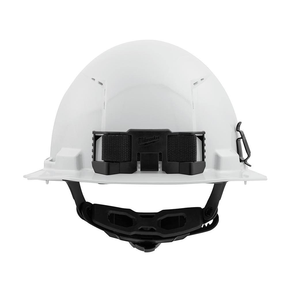 MW BOLT White Type 1 Class C Full Brim Vented Hard Hat with 6-Point Ratcheting Suspension (10-Pack) 48-73-1221X10