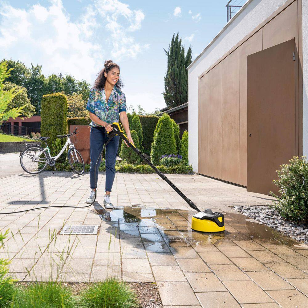 Karcher T 5 T-Racer 11 in. Maximum 2600 PSI Electric Pressure Washer Surface Cleaner Attachment for K1-K5 32 in. Wand Included 2.644-342.0