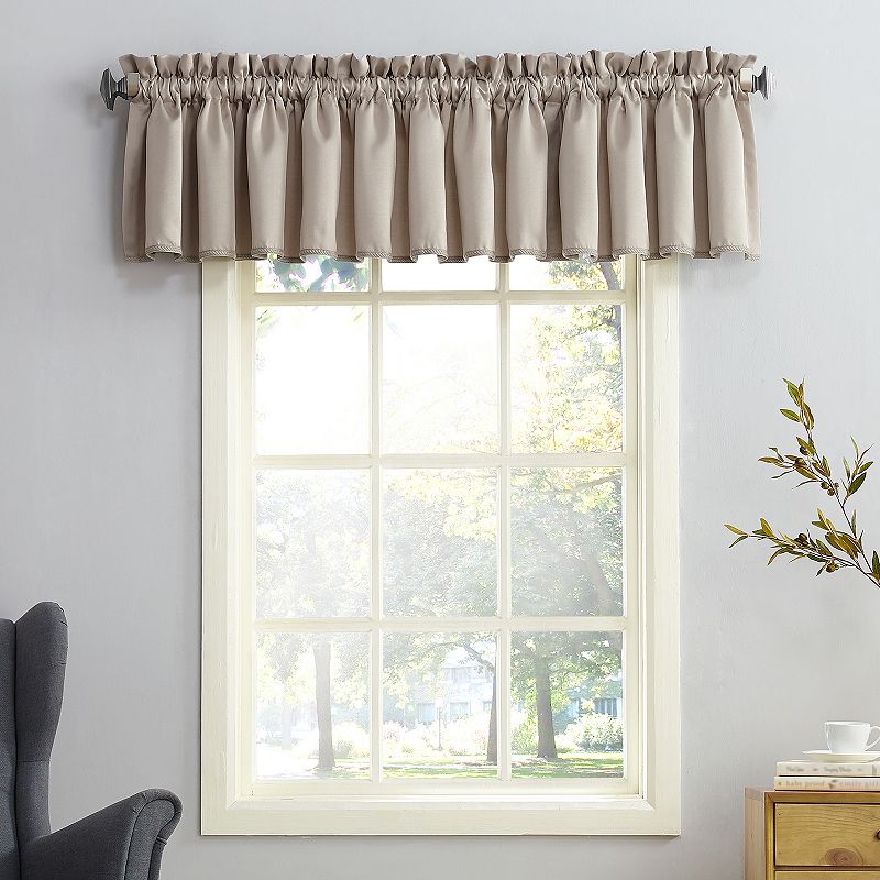 Sun Zero Gramercy Room Darkening Window Valance - 54'' x 18''