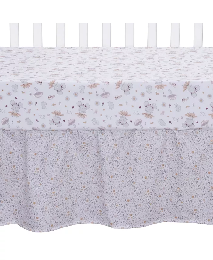 Trend Lab Dancing Mouse Crib Bedding  Set of 4