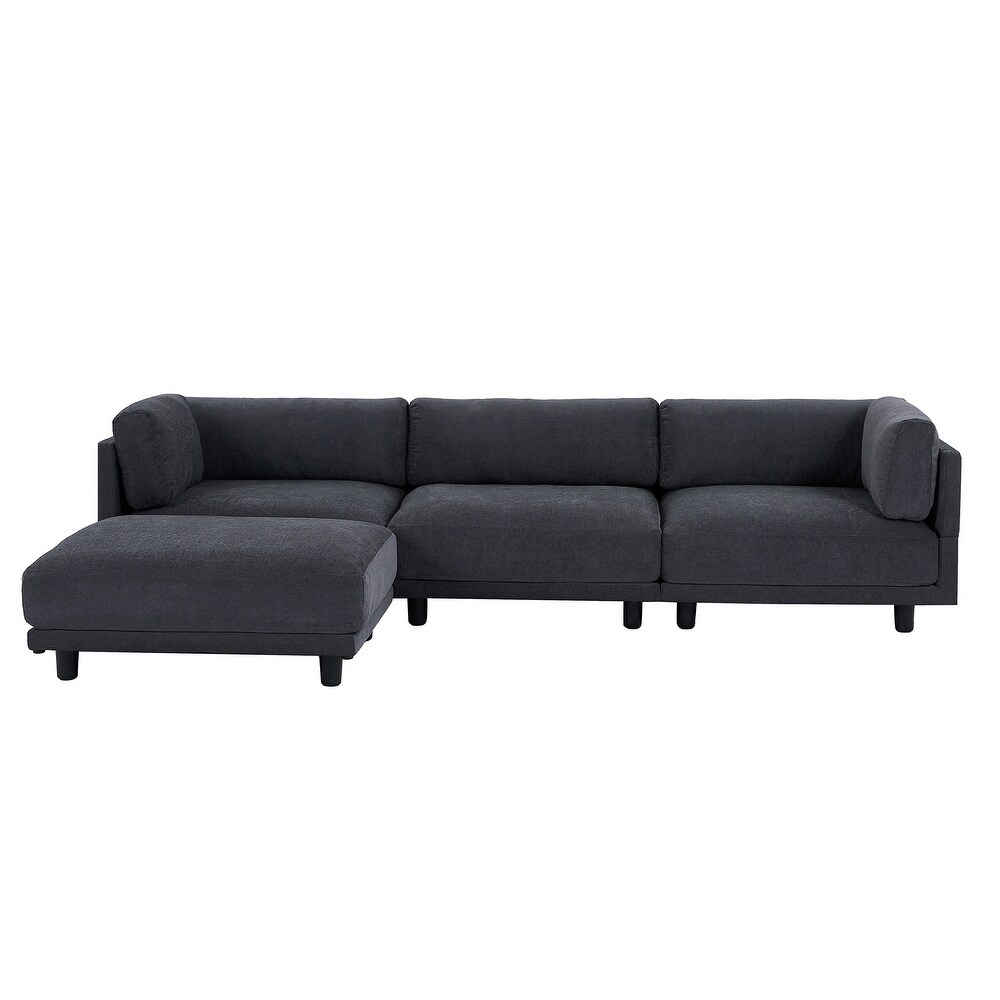 Upholstery Convertible Sectional Sofa  L Shaped Couch