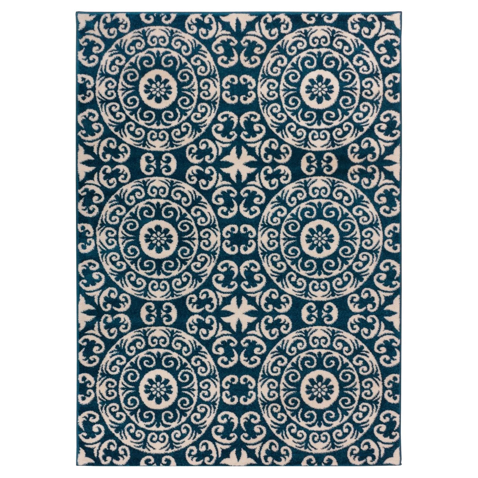 Well Woven Sydney Traditional Nautical Area Rugs, Blue