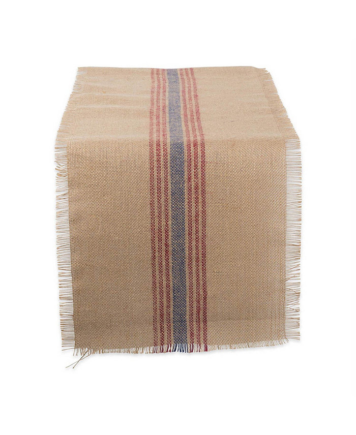 Design Imports Burlap Table Runner 14 x 72