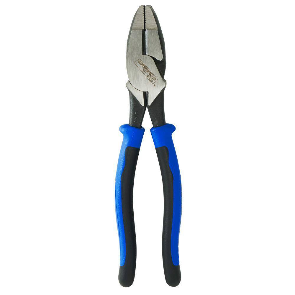 Klein Tools 9 in. Journeyman Heavy Duty Side Cutting Pliers for Fish Tape Pulling J2000-9NETP