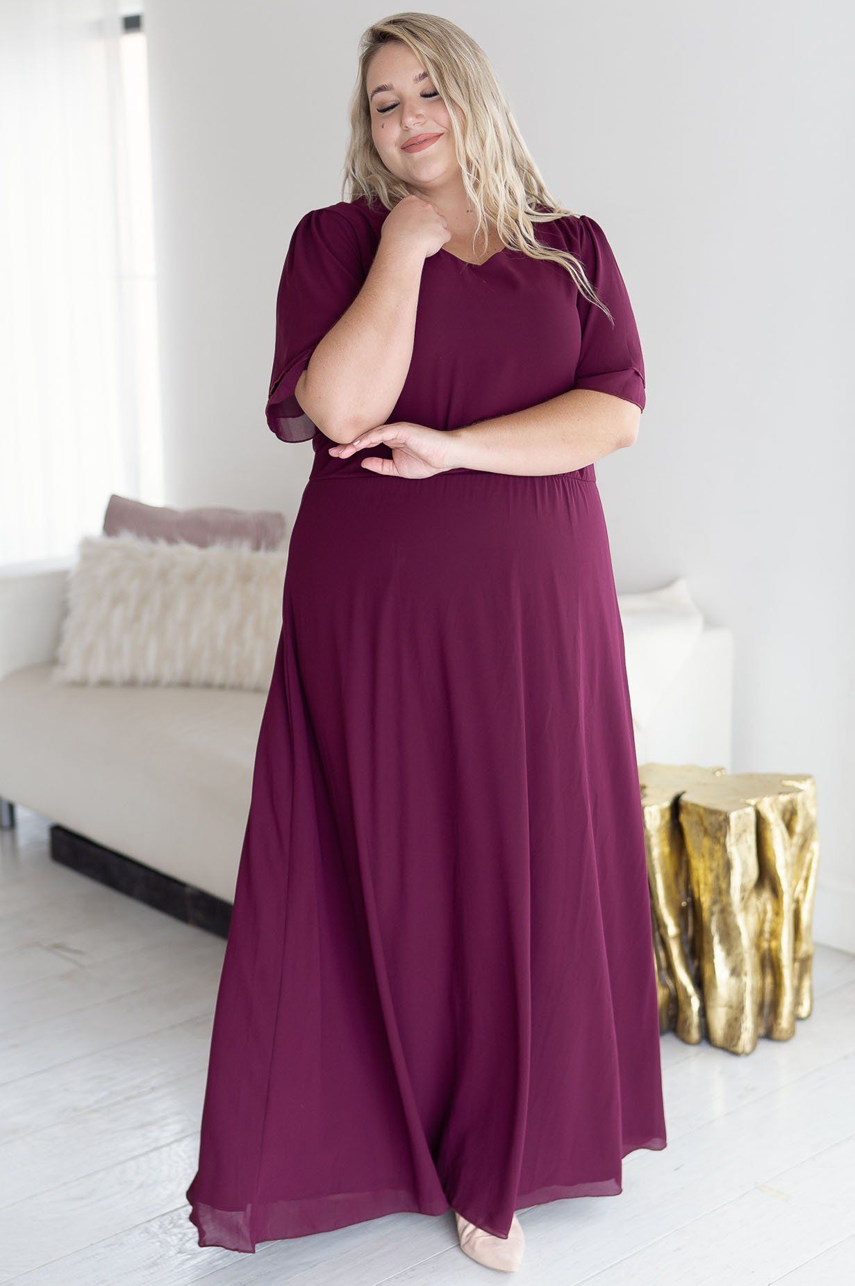 The Chloe Chiffon Maxi Dress