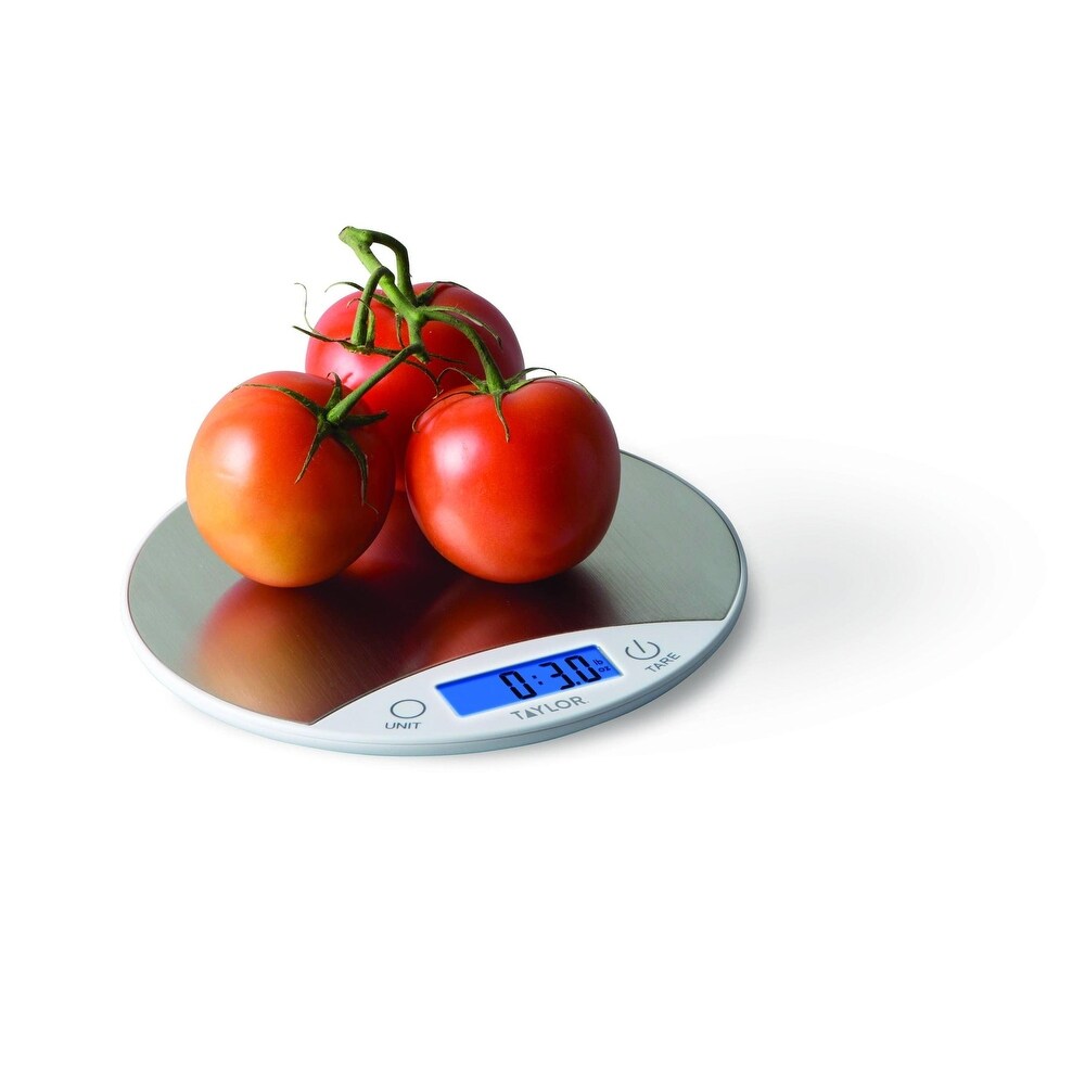 Taylor Stainless Steel Digital Kitchen Scale