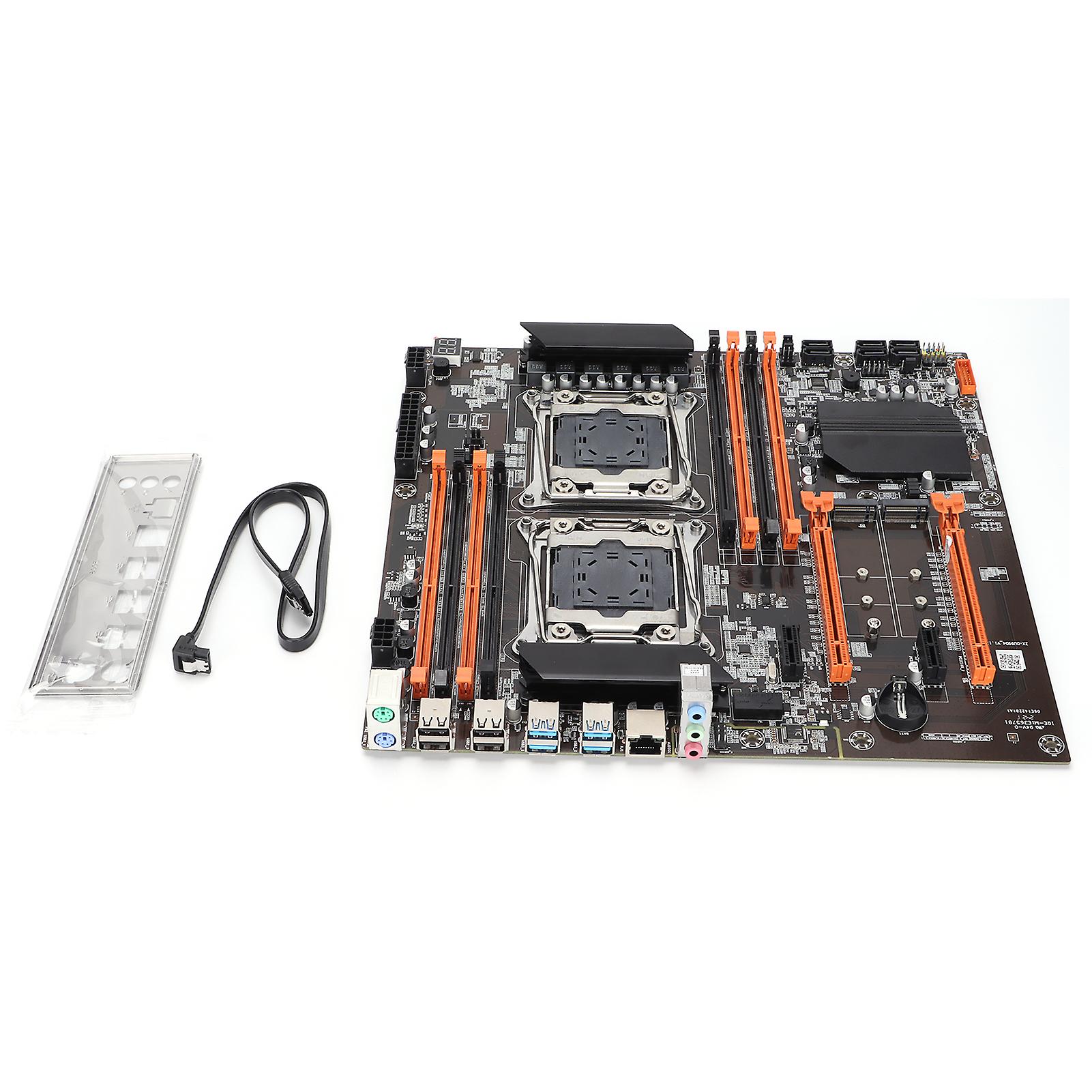 Dual Socket Desktop Motherboard 2011-3 Pin Ddr4 For Studio Computer Game Simulator E5cpu