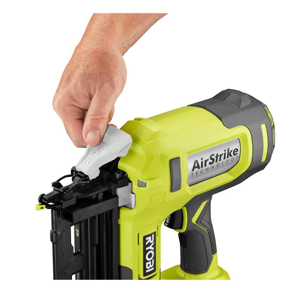 RYOBI ONE+ 18V 16-Gauge Cordless AirStrike Finish Nailer with 2.0 Ah Battery P326-PBP006