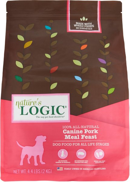 Nature's Logic Canine Pork Meal Feast All Life Stages Dry Dog Food