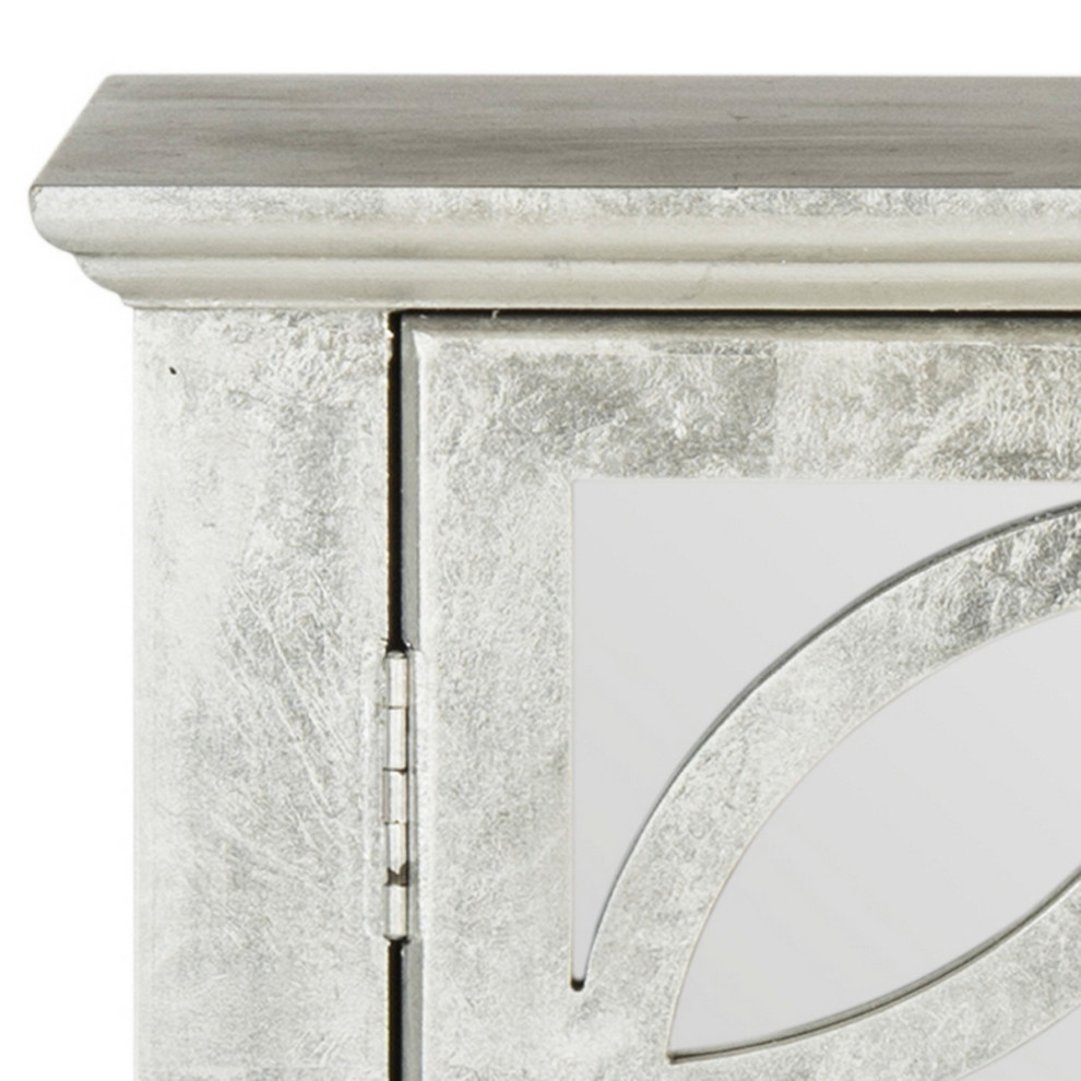 Vana Chest Silver Leaf   Modern   Coffee And Accent Tables   by Virgil Stanis Design  Houzz