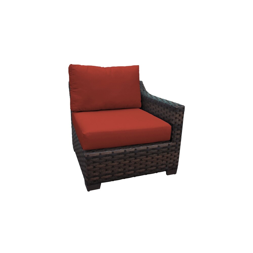 Kathy Ireland River Brook Wicker 4 piece Outdoor Patio Set