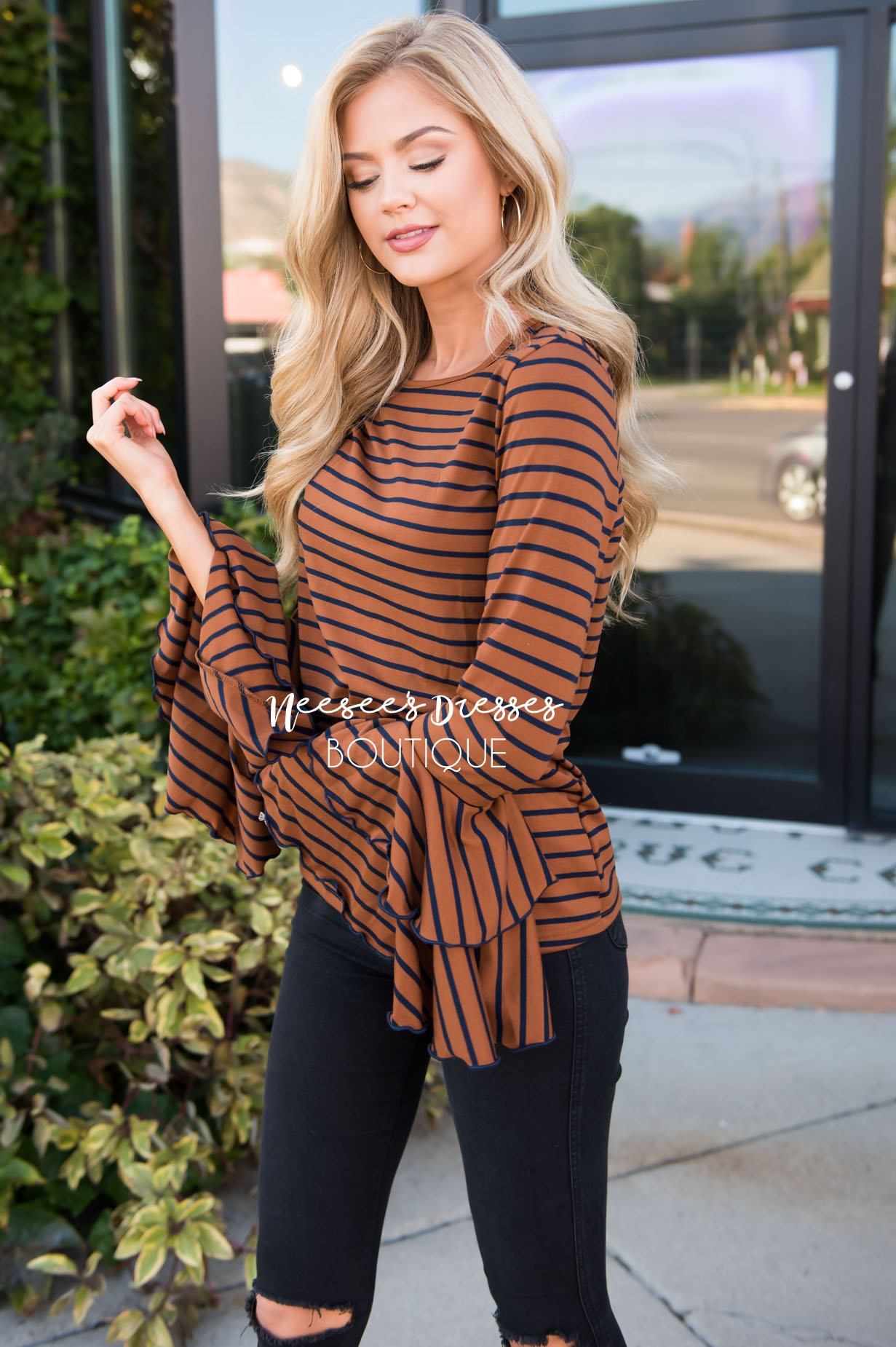 Happy Harvest Bell Sleeve Top