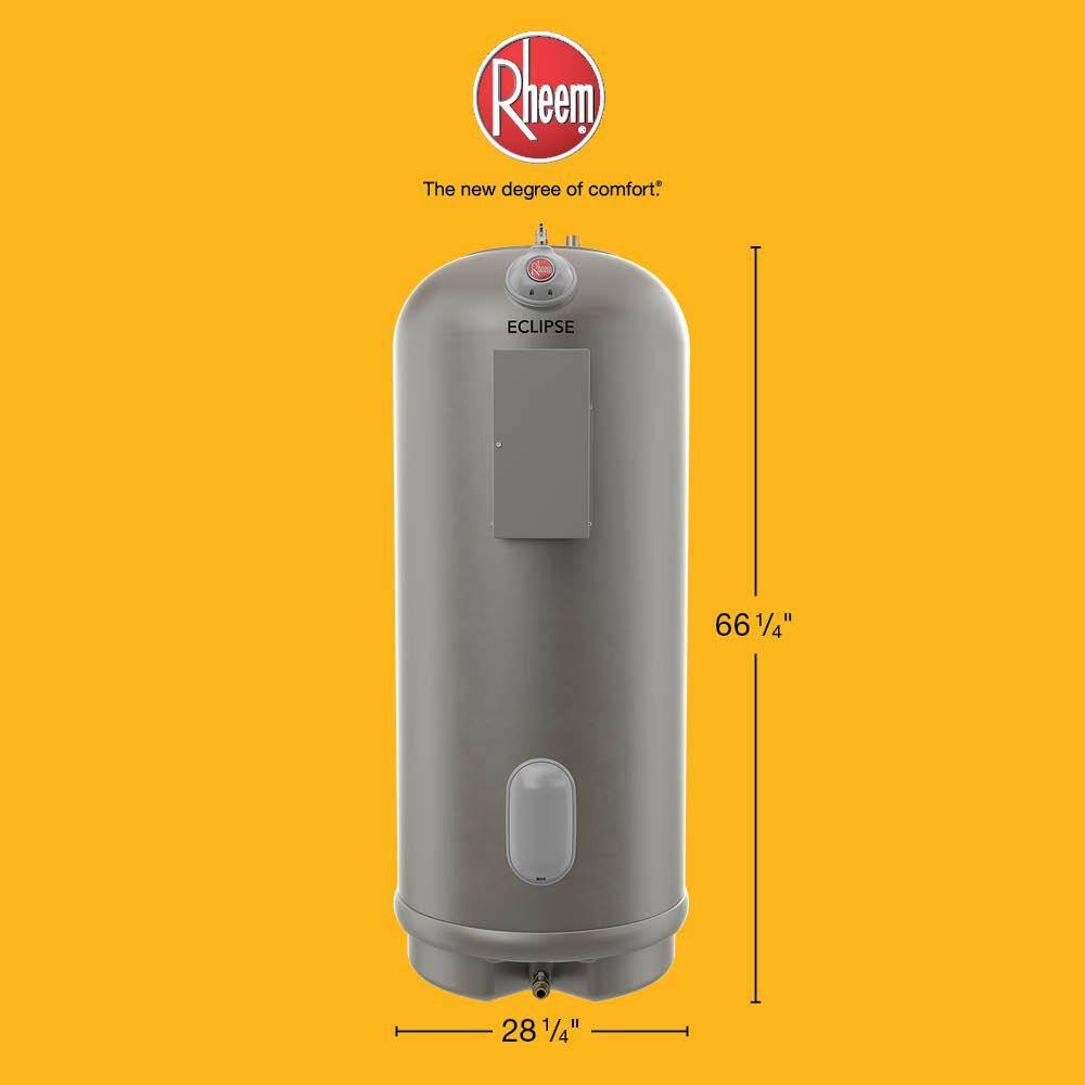 Rheem Marathon Eclipse Light-Duty 85 Gal. Commercial 208-Volt 12 kW Field Convertible Non Metallic Electric Water Heater MELD85-FTB 208 Volt 12 kW