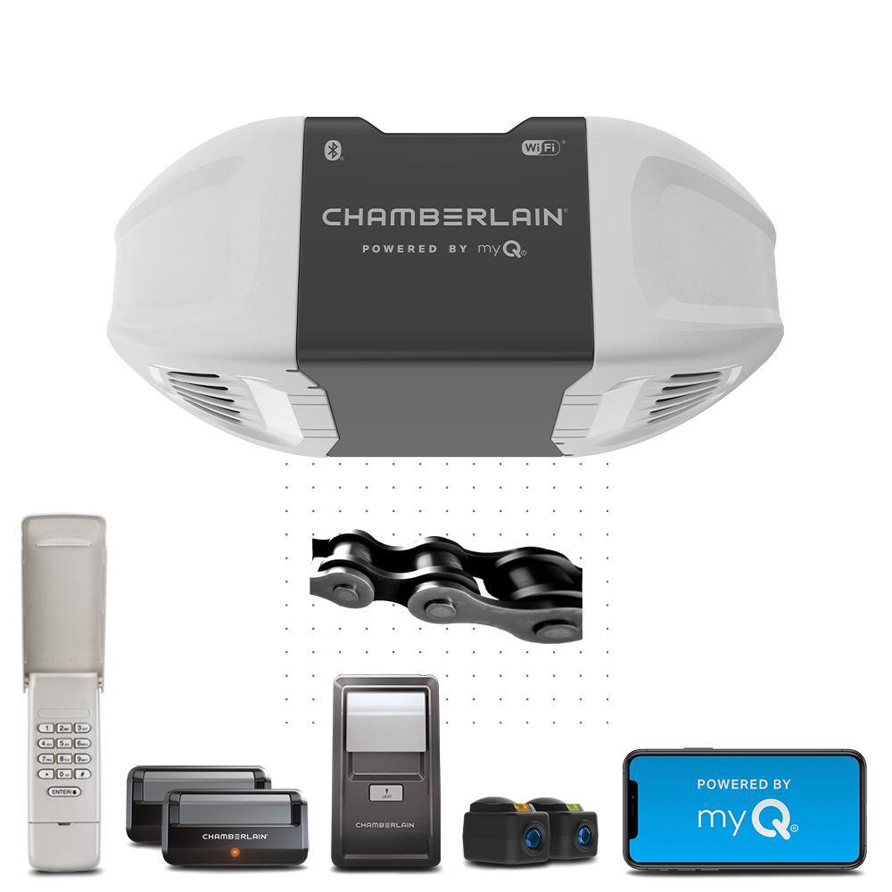 Chamberlain C2405 1/2 HP Chain Drive Smart Garage Door Opener