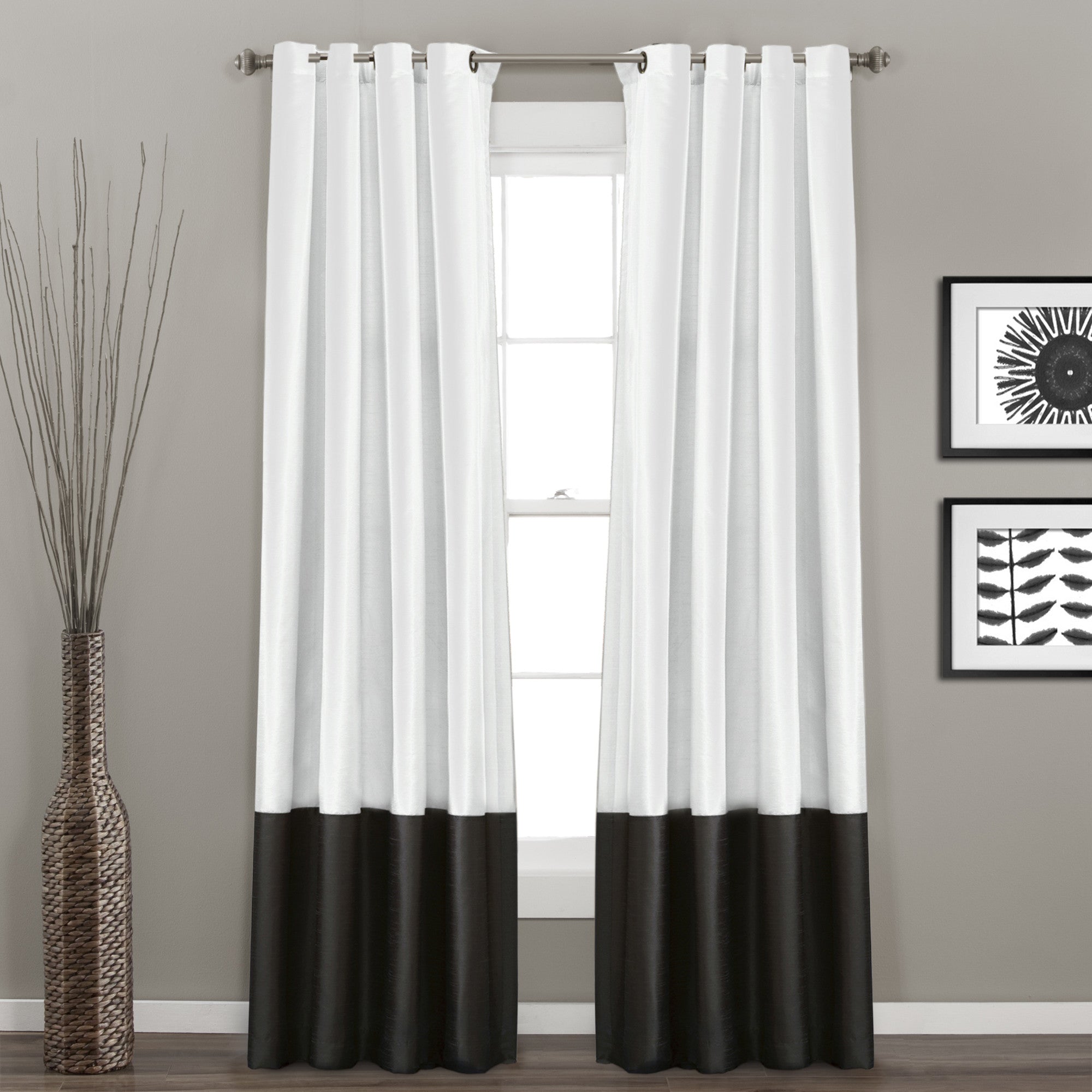 Prima Grommet Window Curtain Panel Set