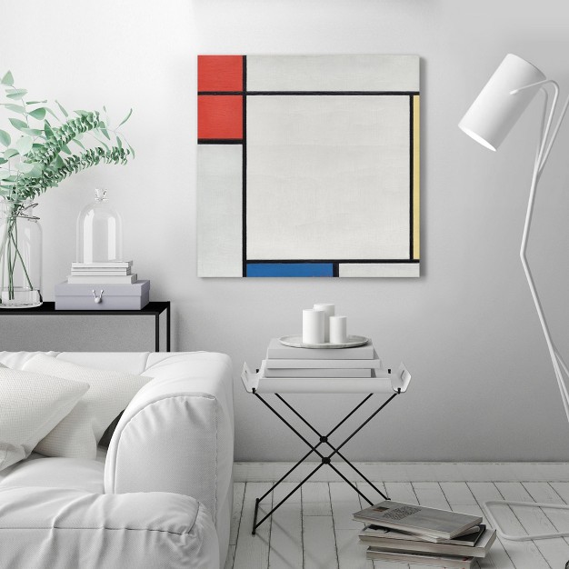 Americanflat Composition With Red Yellow And Blue By Piet Mondrian Minimalist Wall Art