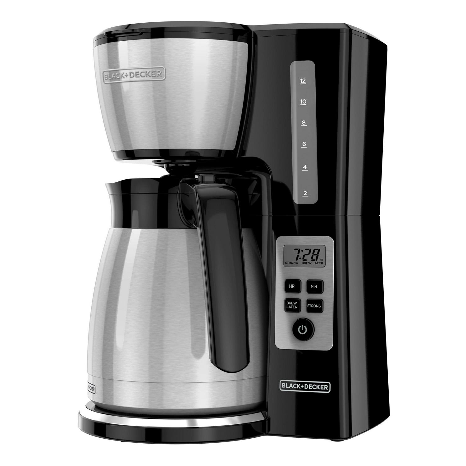 BLACK+DECKER Black 12 Cup Drip Coffee Maker