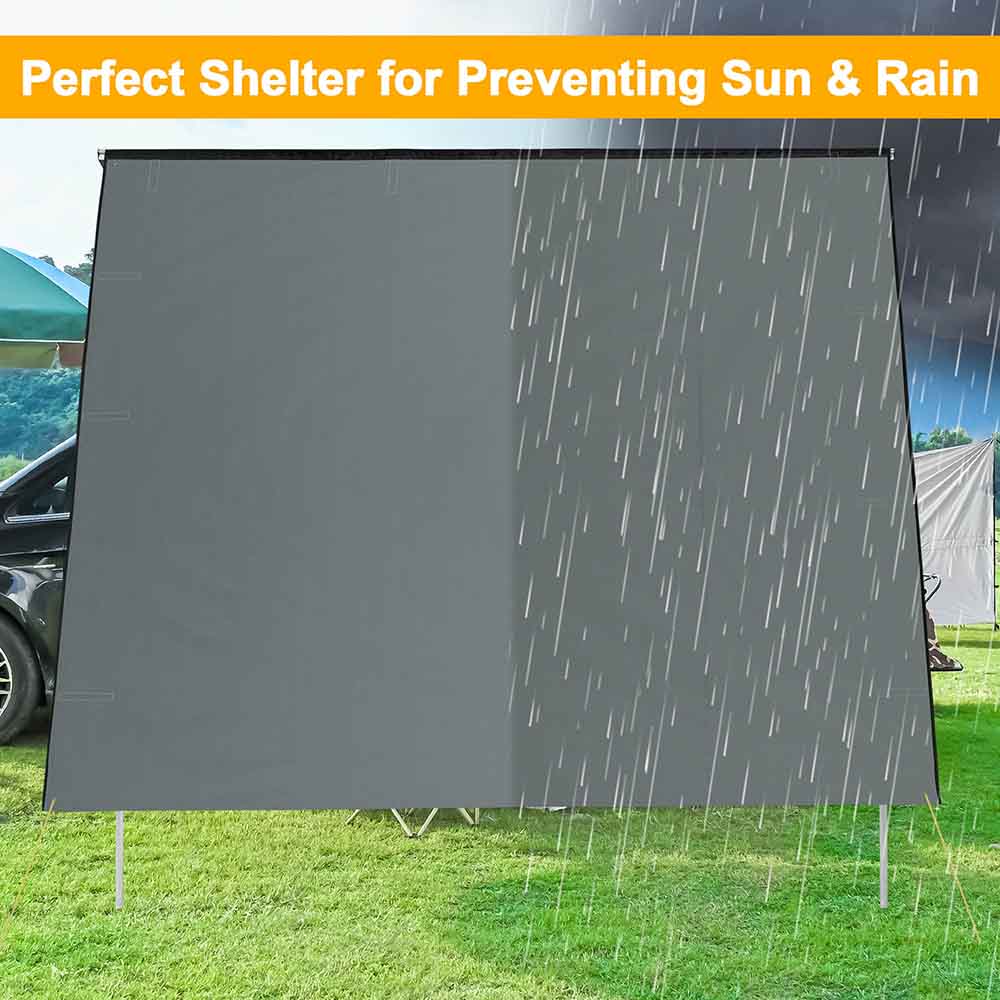 Yescom 6.4'x6.7' Waterproof Car Awning Extension Side Wall