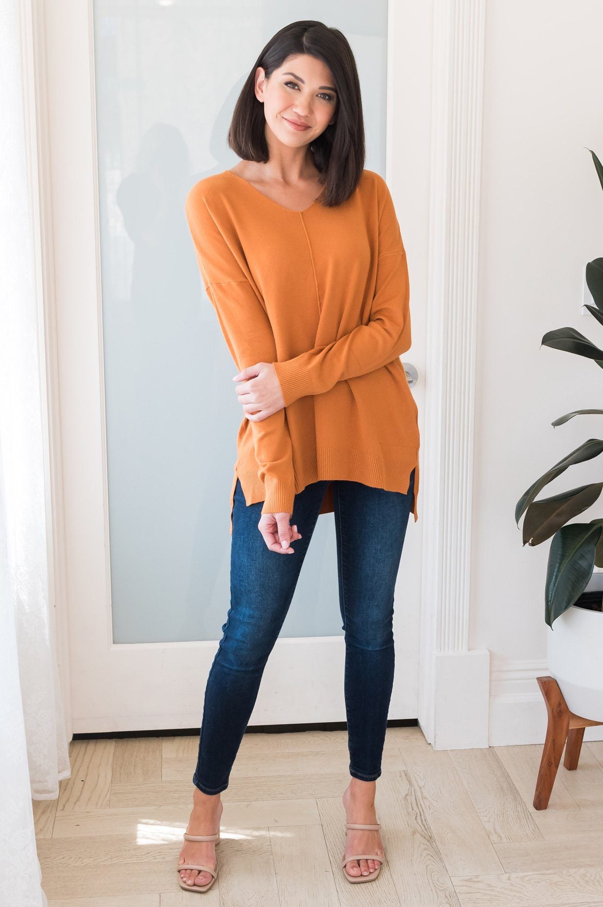 Harvest Season Modest Sweater