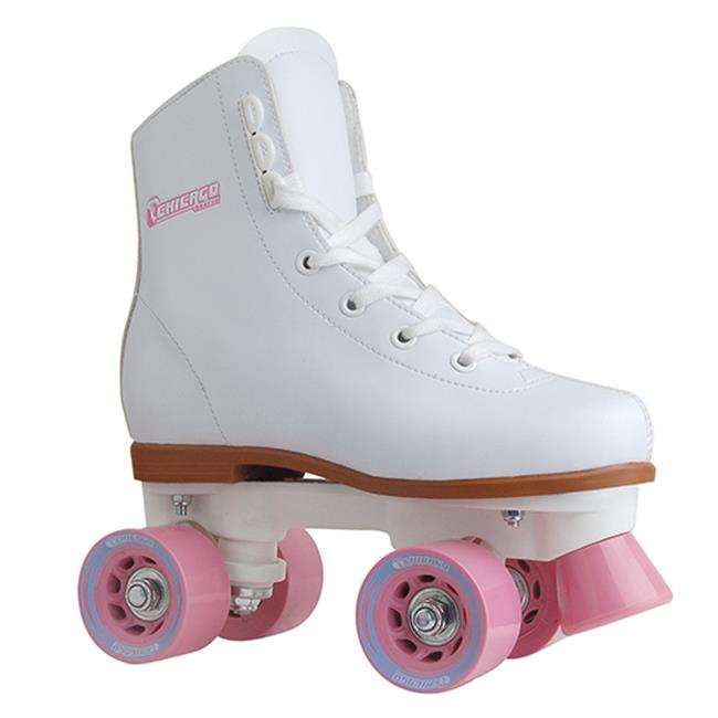 Girls Rink Skate， Size J12 - White