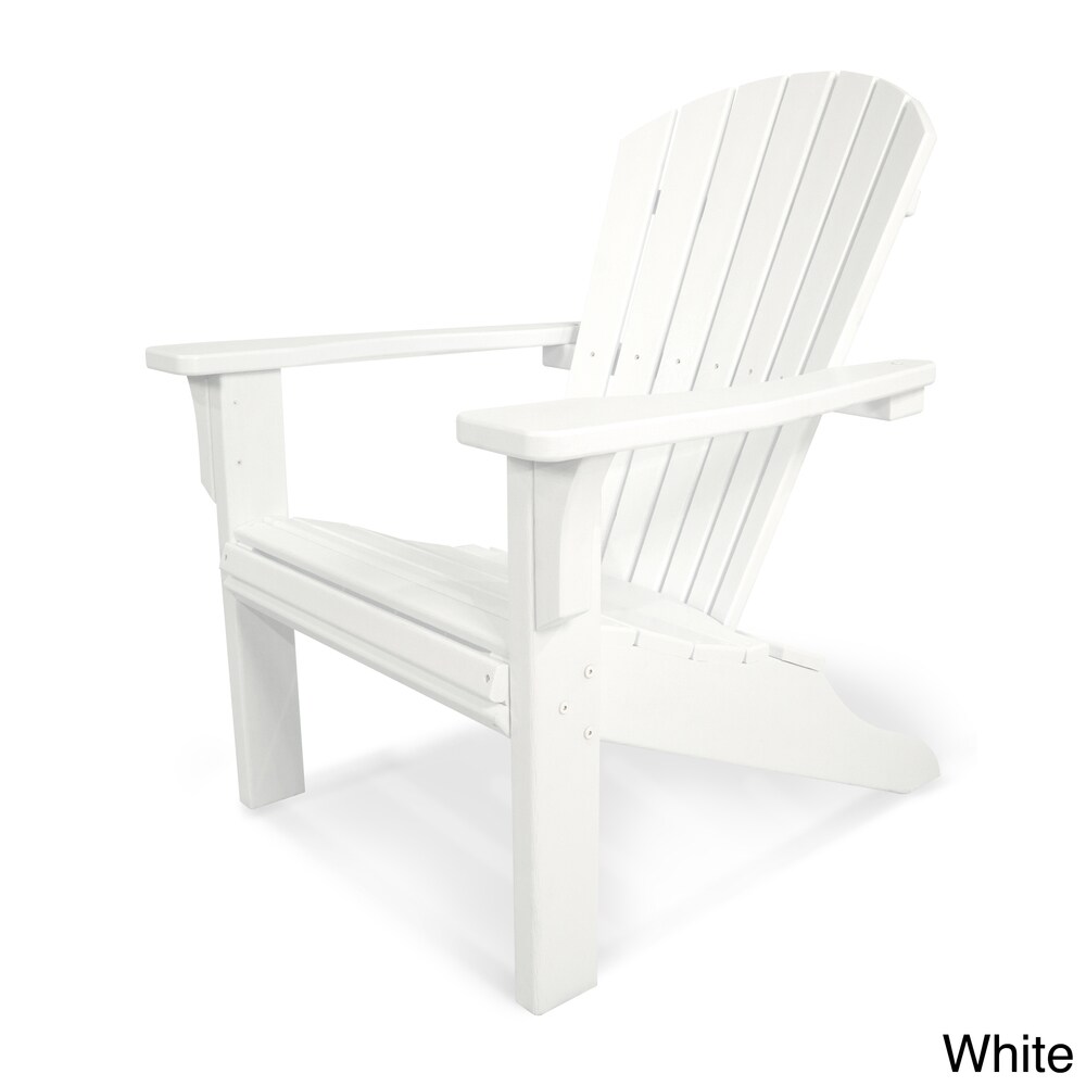 POLYWOOD Seashell Adirondack Chair