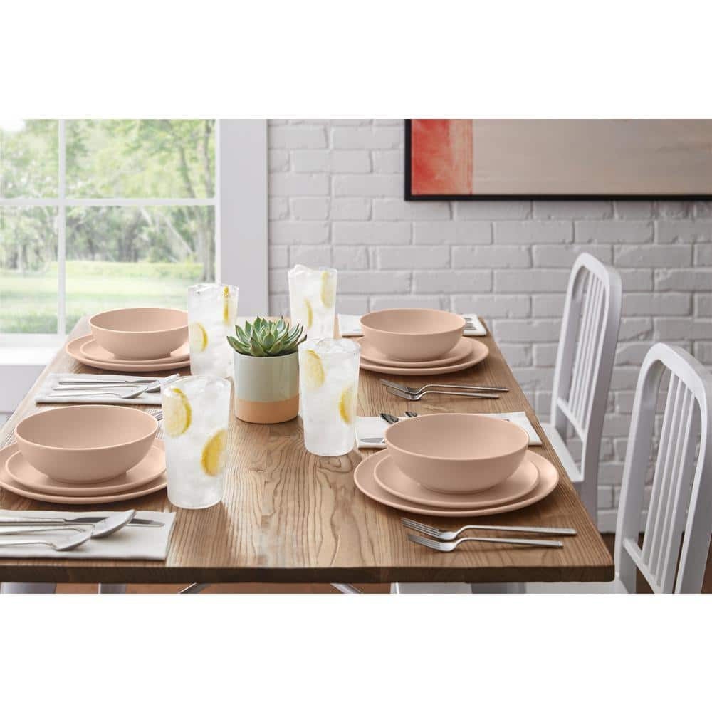 StyleWell Taryn Melamine Salad Plates in Matte Aged Clay (Set of 6) AA5479ACL