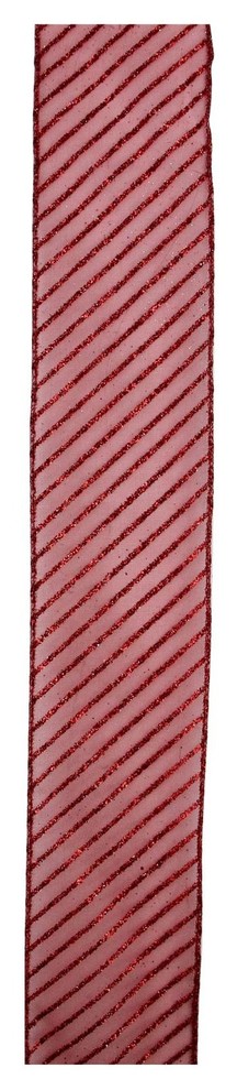 Red Wired Christmas Craft Ribbon 2.5 quotx 120 Yards   Contemporary   Christmas Ornaments   by Northlight Seasonal  Houzz