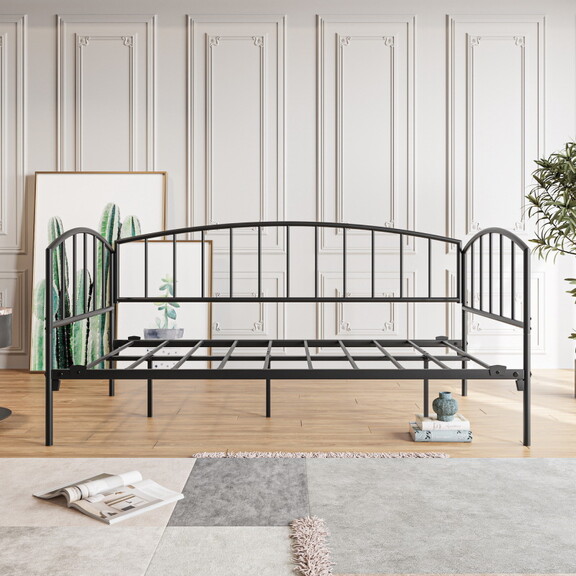 Metal Daybed Frame Twin Size Heavy Duty Metal Slat...