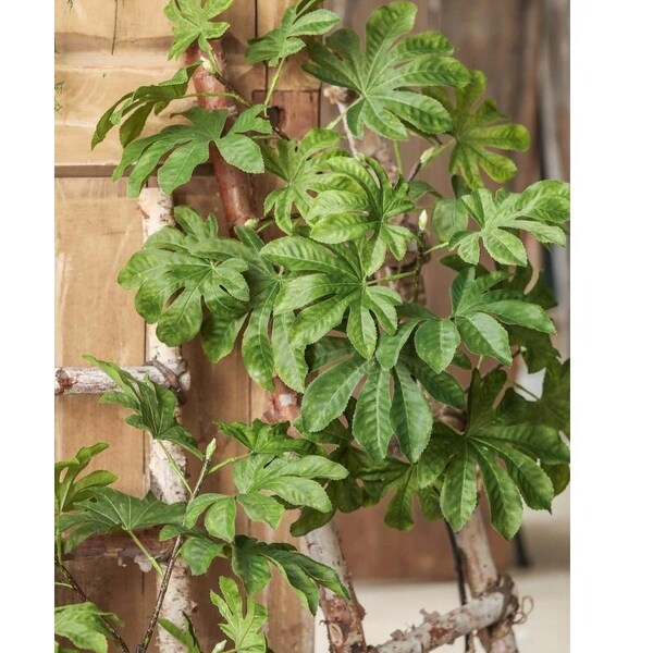 RusticReach Artificial Octagonal Foliage Branch 37.4 Tall