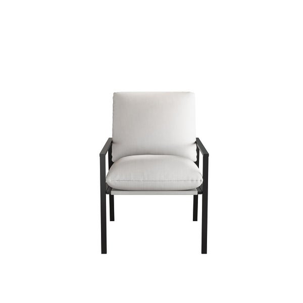 Accent Chair with Thick Padded Backrest and Seat Cushion