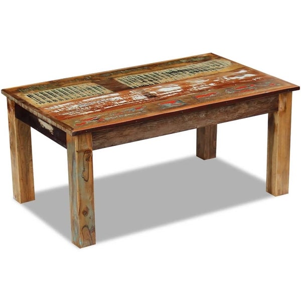 vidaXL Coffee Table Solid Reclaimed Wood 39.4