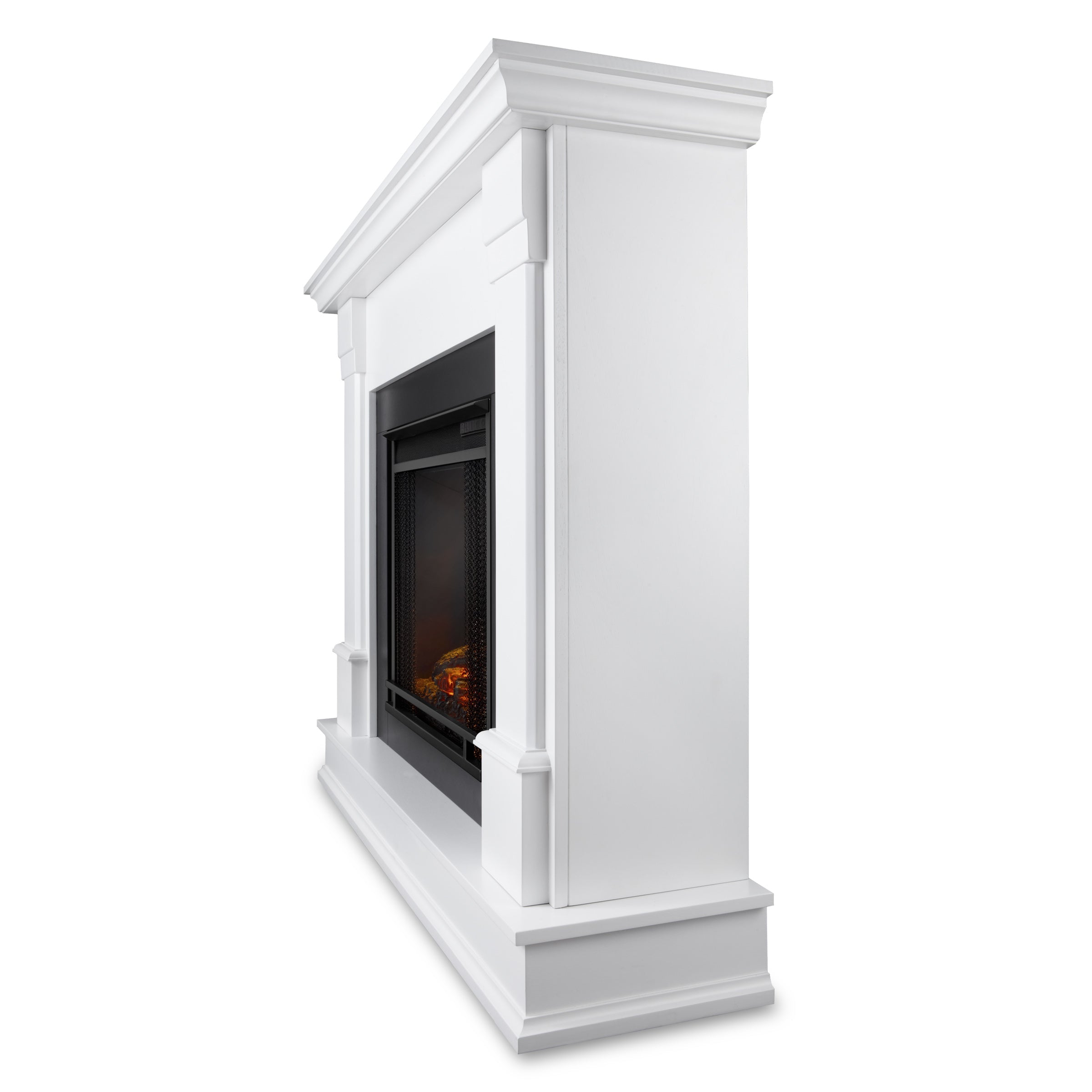 Silverton Electric Fireplace in White by Real Flame