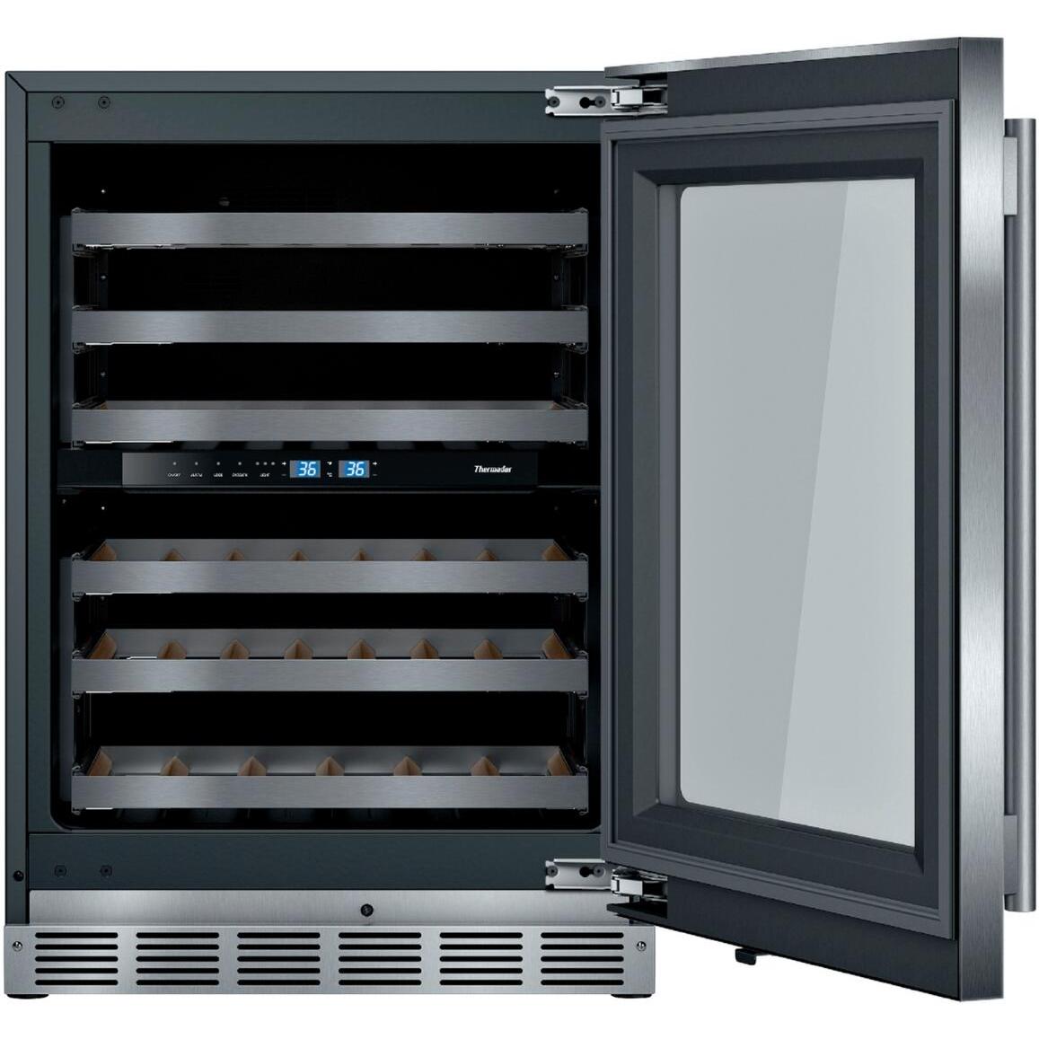 Thermador 41-Bottle 905 Series Wine Cooler with LED Lighting T24UW915RS