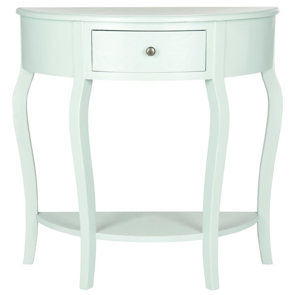 SAFAVIEH Jan Demilune Celedon Small Console - 32.7