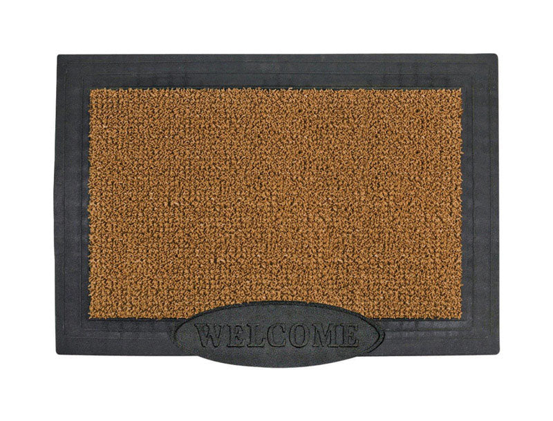 WLCME MAT BLK/BN 36'X24'