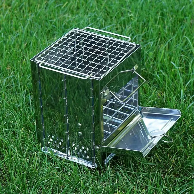 Factory Price Mini cooking outdoor stainless steel wood cook  stove for camping