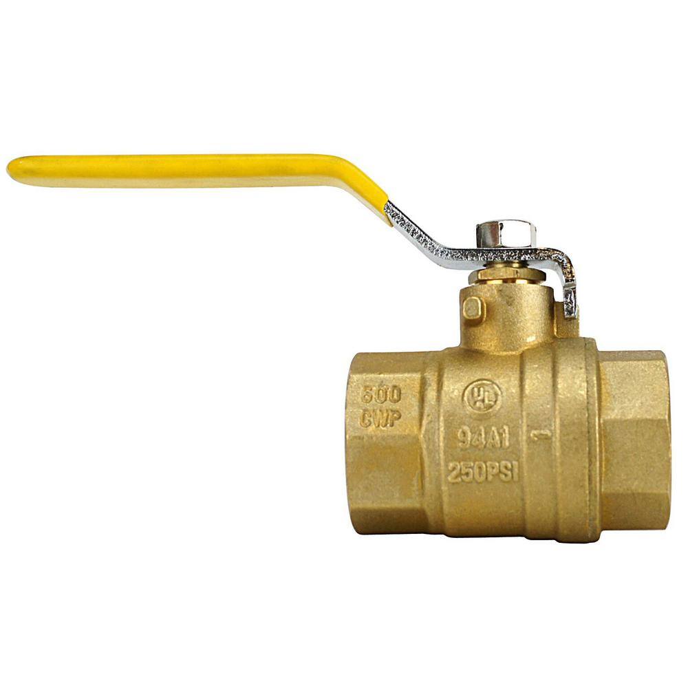 Apollo 1 in. Brass FNPT x FNPT Full-Port Ball Valve 94A10501