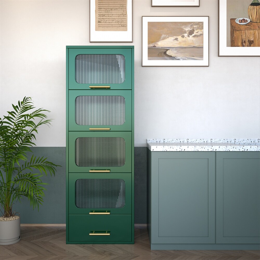 Metal Storage Cabinet with Drawer