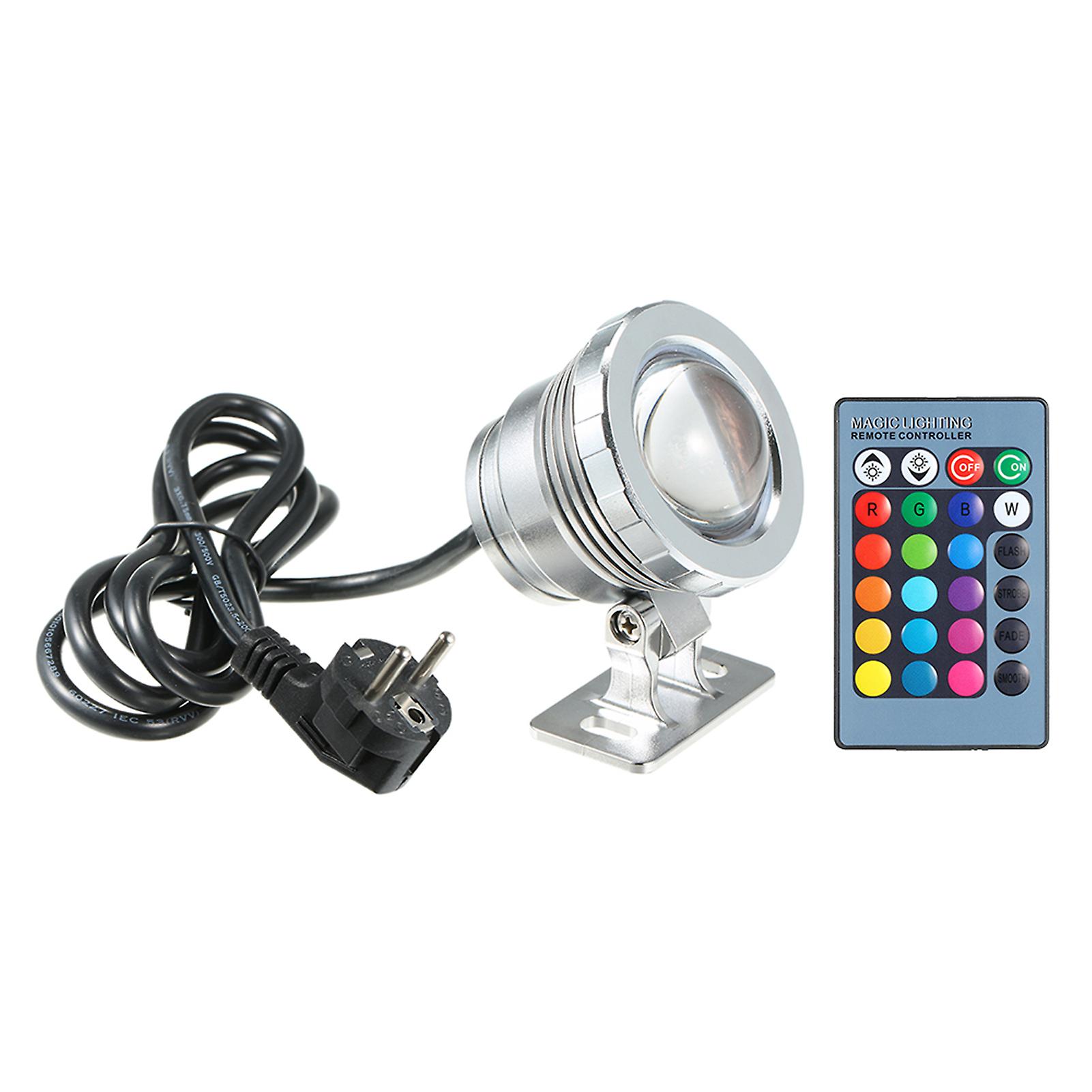 Ac85-265v 20w Rgb Leds Fountain Lamp With Remote Control Memory Function 16 Colors Changing Flash/ Strobe/ Fade/ Smooth 4 Lighting Effects Ip65 Water-