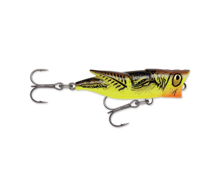 Storm Hopper Popper 04， Brown/Yellow - NMHP04521