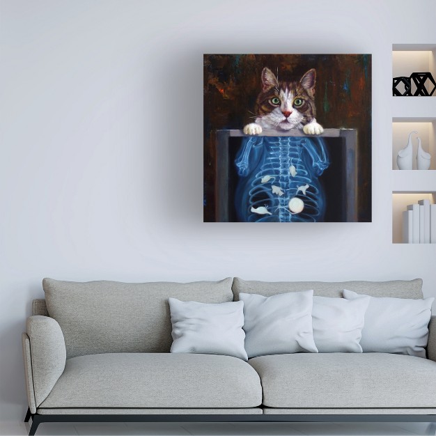 Trademark Fine Art lucia Heffernan x27 cat Scan x27 Canvas Art