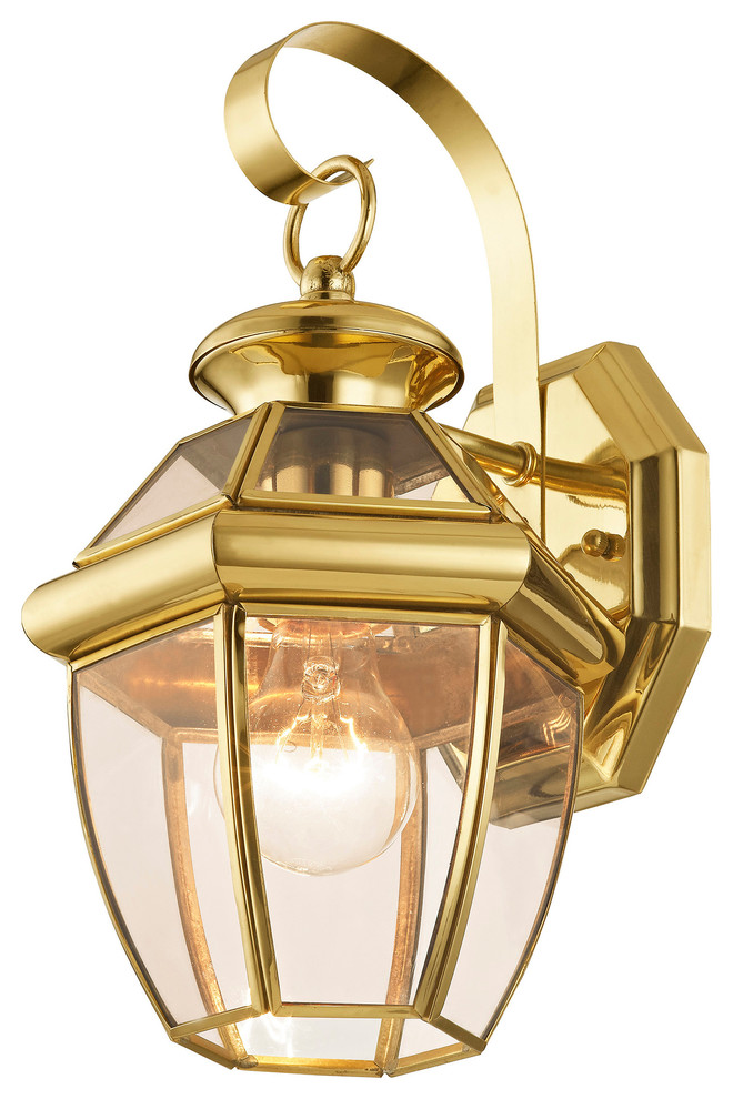 Monterey Outdoor Wall Lantern  Antique Brass   Traditional   Outdoor Wall Lights And Sconces   by LAMPS EXPO  Houzz