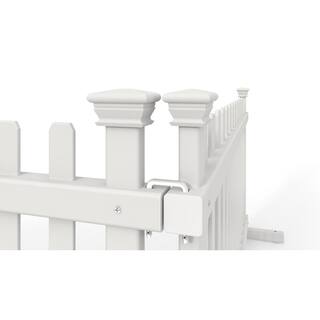 Zippity Outdoor Products Portable Puppy 2 ft. x 4 ft. White Vinyl Fence Panel Kit (2 Pack) ZP19055