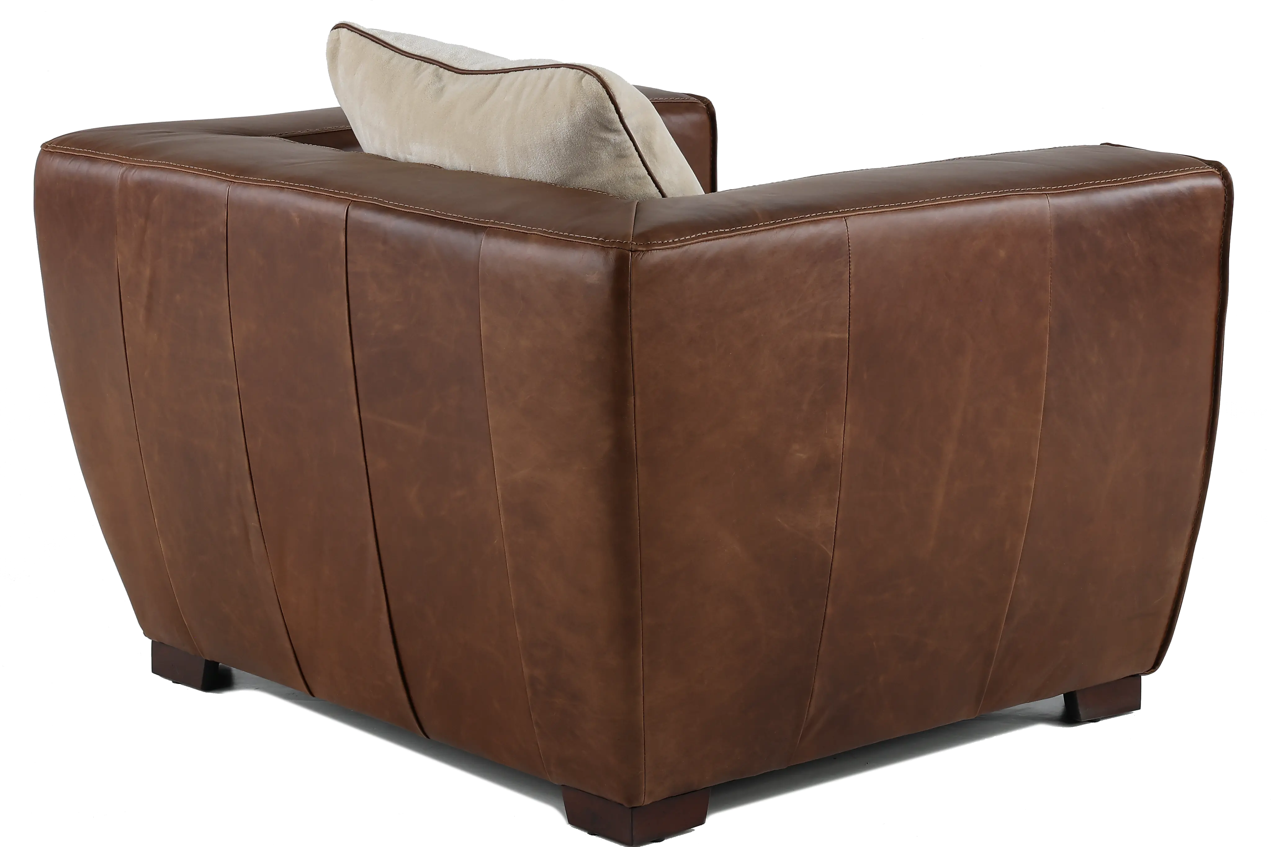 Bistro Brown Leather Chair